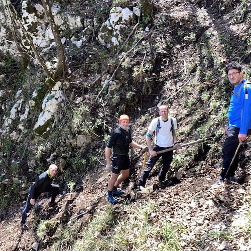 Cava de' Tirreni, in dirittura di arrivo lavori su Monte Finestra: la soddisfazione dei volontari 
