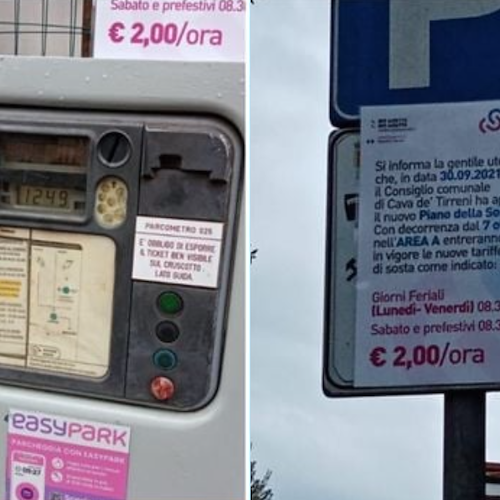 Cava de' Tirreni, "La Fratellanza" contro aumento selvaggio dei parcheggi: «Comune riveda tariffe!»