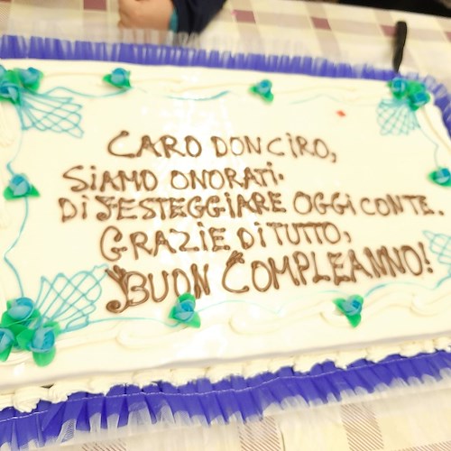 Cava de' Tirreni, la parrocchia di Passiano festeggia il compleanno di don Ciro 