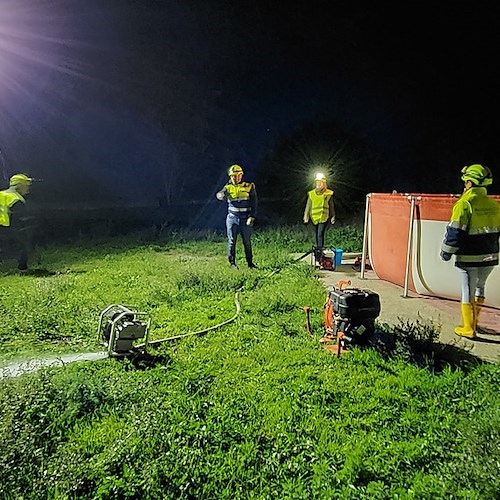 Cava de' Tirreni, la Protezione Civile si addestra a Sant'Anna. Baldi: «Gruppo attrezzato e preparato»