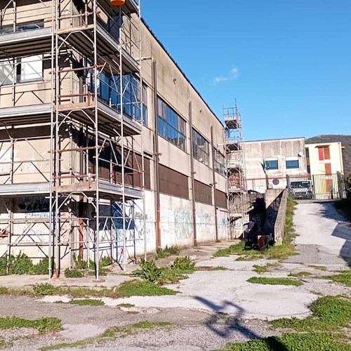 Cava de' Tirreni, lavori di rifacimento e messa in sicurezza alla palestra di Santa Lucia