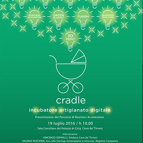 Cava de' Tirreni: martedì 19 presentazione del CRADLE, il 'percorso di business acceleration'