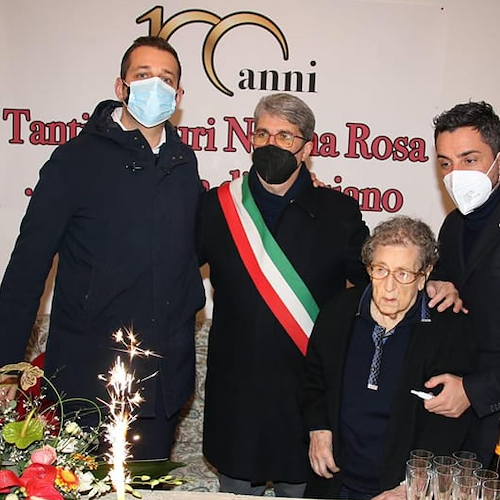 Cava de' Tirreni: Passiano in festa per i 100 anni di Rosa Avagliano 