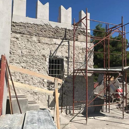 Cava de' Tirreni, proseguono i lavori di riqualificazione del millenario castello di Sant’Adiutore