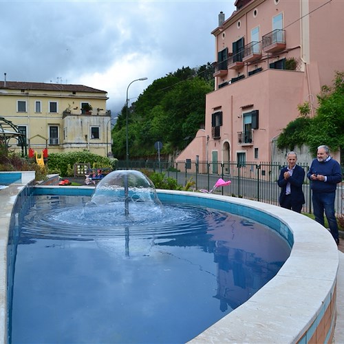 Cava de' Tirreni, riattivata fontana in via San Giovanni Bosco