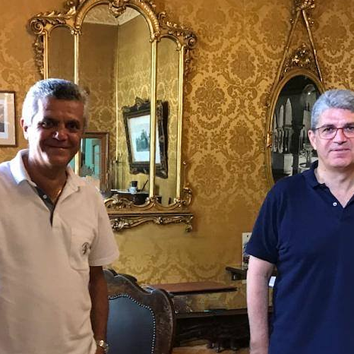Cava de' Tirreni, sindaco Servalli incontra Enrico Passaro 