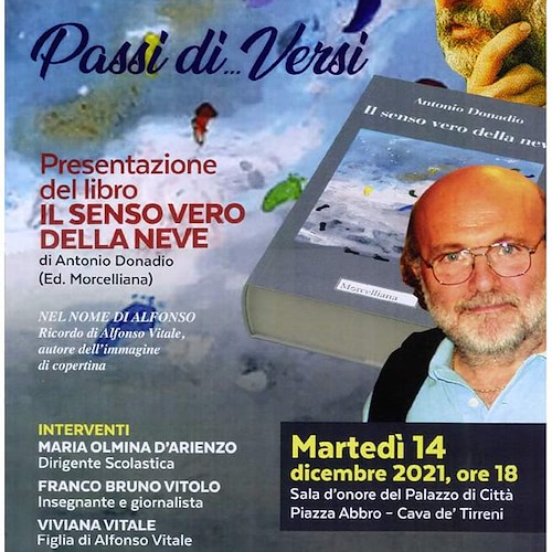 Cava de' Tirreni, stasera l'omaggio ad Alfonso Vitale e la presentazione del libro di Antonio Donadio
