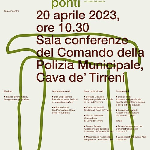 Cava de' Tirreni, studenti della "Giovanni XXIII" incontrano il prete anticamorra Don Luigi Merola e l’ex Procuratore Capo della Repubblica Alfredo Greco