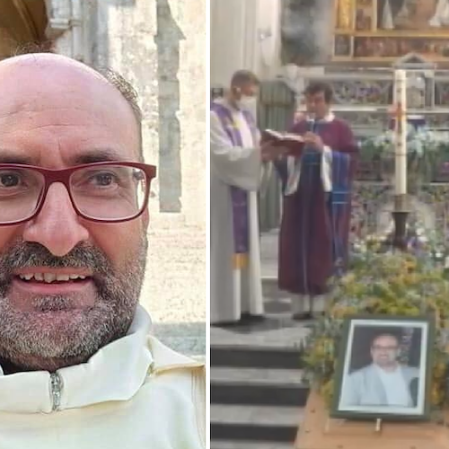 Cava de' Tirreni, tanti fedeli a Santa Lucia per l'ultimo saluto a padre Antonio Mannara