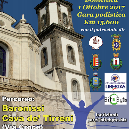 Cava, gara podistica Real San Francesco: 25 ottobre conferenza presentazione