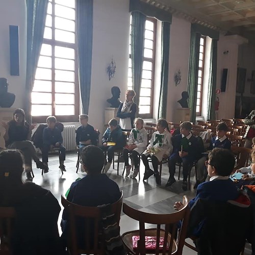 Cava, progetto "Io leggo perché": stamattina alunni in visita a Palazzo di Città