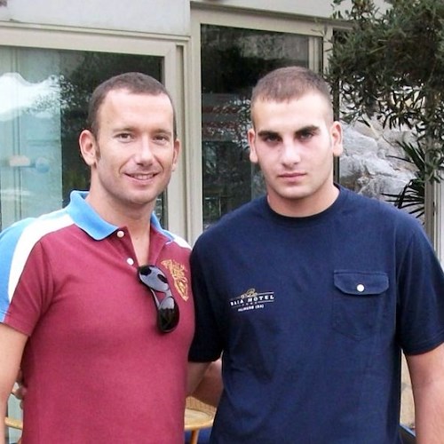Domenico Salvati (a destra) con Andrea Volpini, già campione italiano ed europeo di fondo