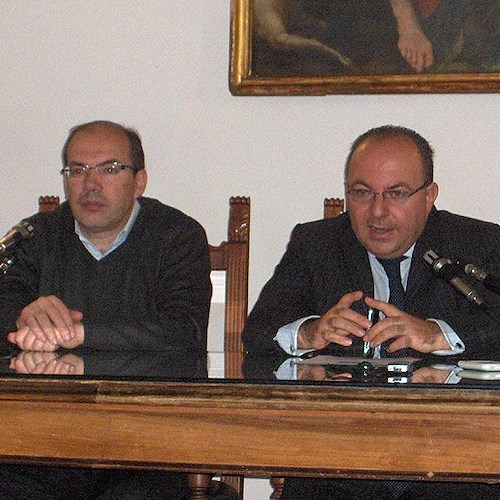 L'assessore Carmine Adinolfi ed il sindaco Marco Galdi