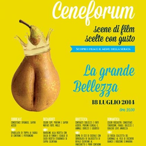 Ceneforum, "La grande Bellezza" protagonista al Castello di Arechi