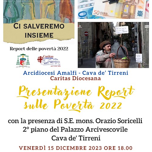 Report delle Povertà 2022 <br />&copy; Caritas diocesana di Amalfi–Cava de’ Tirreni