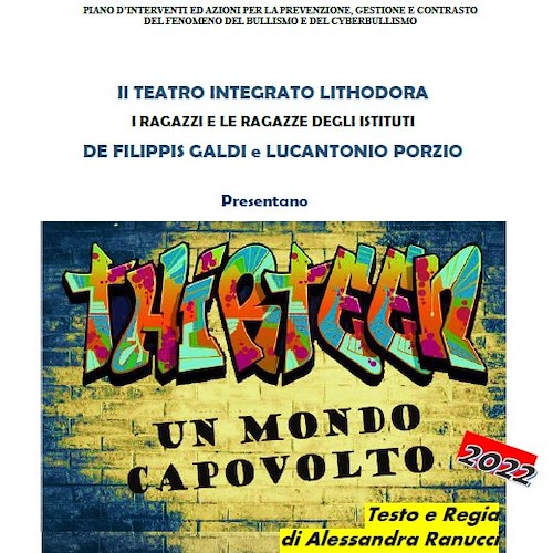 Contrasto a bullismo e cyberbullismo, 31 maggio spettacolo degli studenti di Positano e Cava de' Tirreni 