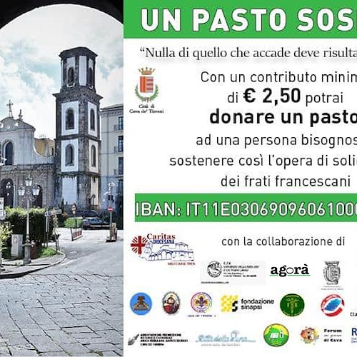 Convento di Cava de' Tirreni: anche a Natale prosegue la raccolta fondi "Un Pasto Sospeso"