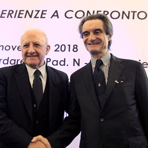 Coronavirus, De Luca: «20 posti letto di terapia intensiva in Campania per la Lombardia» 