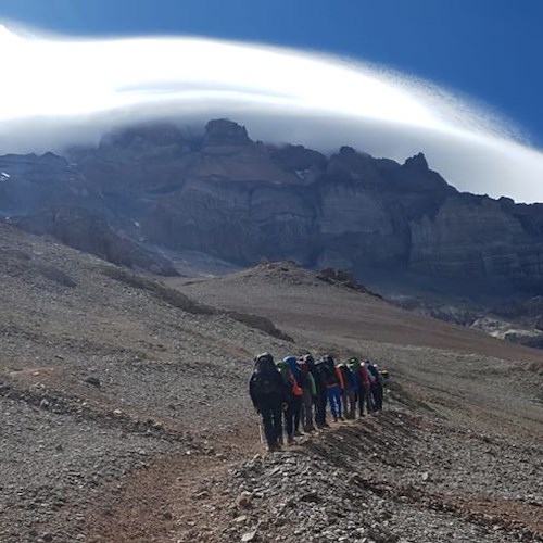 Da Cava al monte Aconcagua: il duo Petrone-Punzi tenta la scalata alla vetta più alta del continente americano