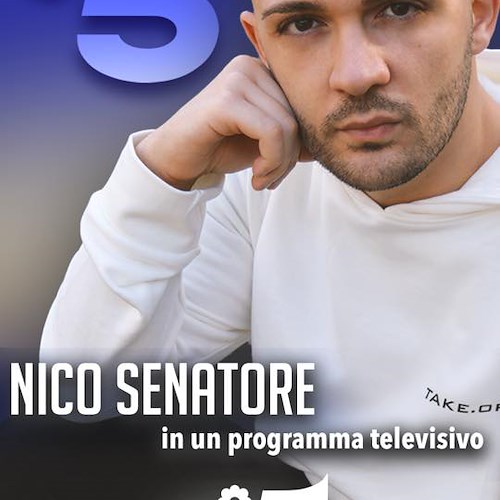 Da Cava de' Tirreni alla tv: il cantante Nico Senatore prossimamente su Canale 5