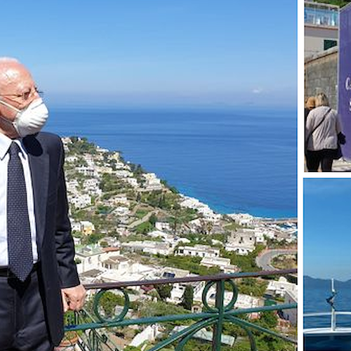 De Luca annuncia: «Capri è Covid-Free, ora è il turno di Ischia»