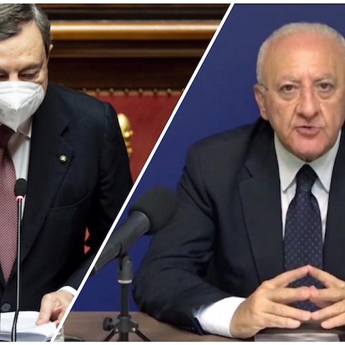 De Luca corregge Draghi: «La Campania può reggere il confronto con le altre regioni»
