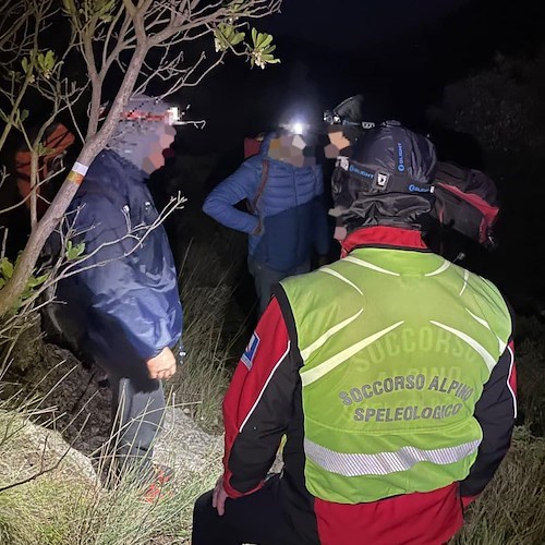 Disperso su Monte Falesio, recuperato dal Soccorso Alpino e Speleologico della Campania