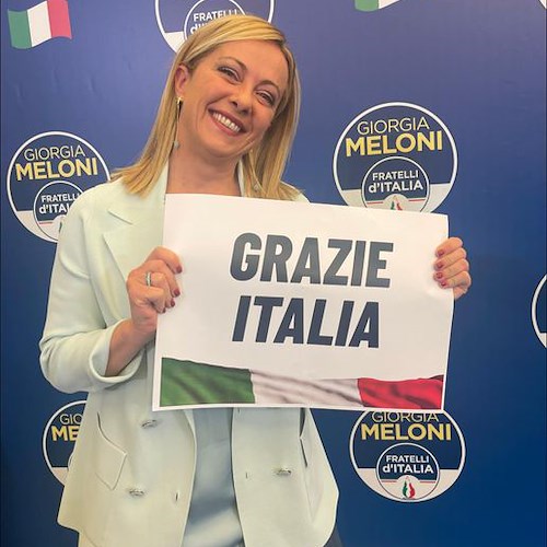 Elezioni, Fratelli d'Italia primo partito. Giorgia Meloni esulta: «Oggi abbiamo scritto la storia»