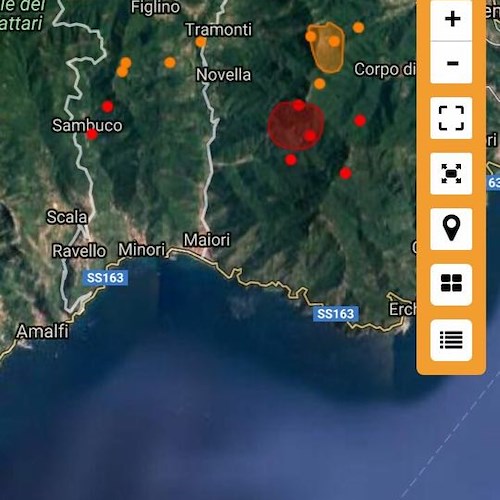 Emergenza incendi infinita: fiamme a Tramonti, Cava, Ravello e Scala [FOTO]