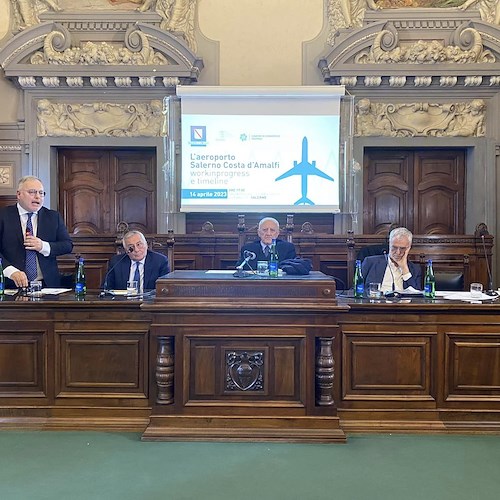 Entro un anno al via le attività dell’Aeroporto Salerno-Costa d’Amalfi, l’annuncio in Camera di Commercio