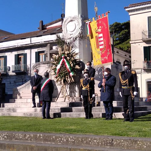 Festa della Liberazione, l'omaggio ai Caduti a Cava de' Tirreni 