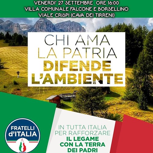 Fratelli d'Italia: nuovi alberi a Cava in occasione della Giornata per il Clima