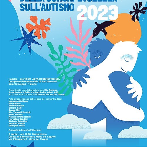 Giornata Mondiale della Consapevolezza dell’Autismo, 1-2 aprile a Cava gli eventi de “Il Grillo e la Coccinella” 