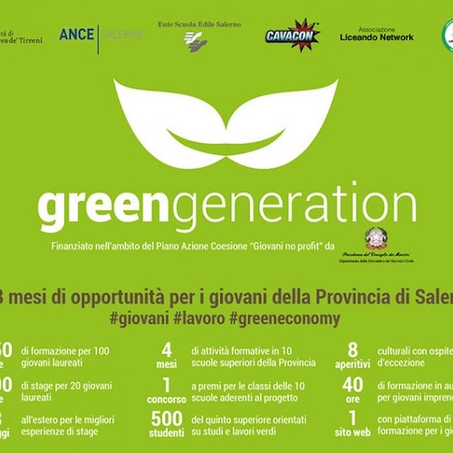 "Green Generation", la green economy per favorire l'occupazione giovanile