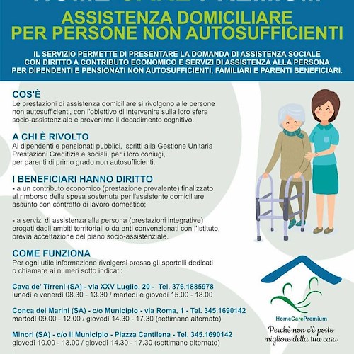 "Home Care Premium", assistenza domiciliare: domande entro il 31 gennaio 2025