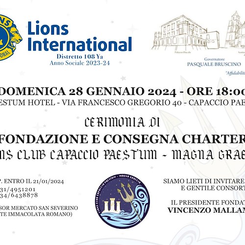 I Lions fondano un nuovo Club a Capaccio Paestum 