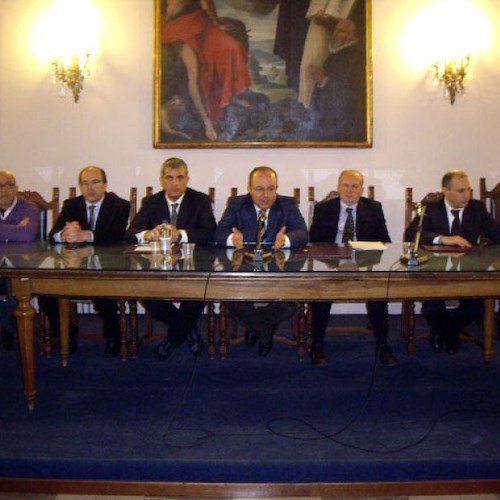 Da sinistra: Passa, Adinolfi, Napoli, Galdi, Laudato e Pannullo