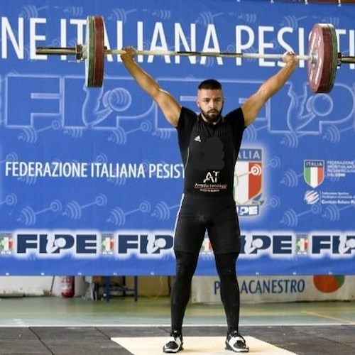 Il cavese Salvatore D'Amore campione di pesistica olimpica 