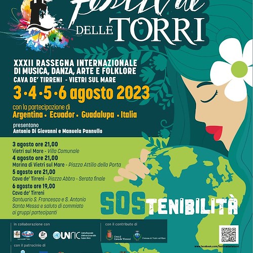 Il Festival delle Torri giunge alla 32esima edizione: a Vietri sul Mare e Cava de' Tirreni si esibiranno gruppi da tutto il Mondo