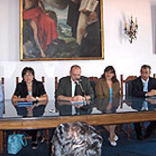 Gli assessori Rosella Mastroroberto, Michele Coppola e Francesco Musumeci