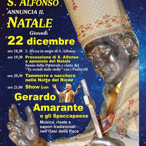 Il programma di Natale nella Parrocchia di Sant'Alfonso Maria de' Liguori di Cava de' Tirreni