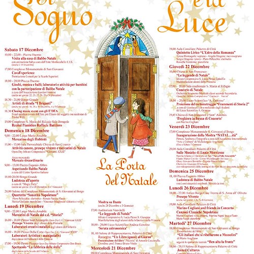 "Il Sogno e la Luce", ecco tutti gli eventi natalizi a Cava de' Tirreni