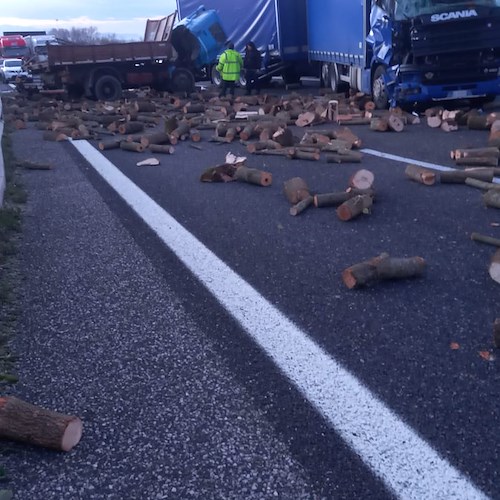 Incidente tra camion sull’A2 “Autostrada del Mediterraneo”, code a Pontecagnano 