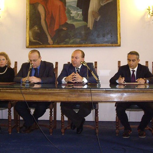 Francesca Morlicchio, Alfonso Amendola, Marco Galdi e Giovanni Del Vecchio