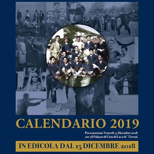 “La nascita dello sport a Cava de’ Tirreni”: 14 dicembre presentazione del calendario benefico 