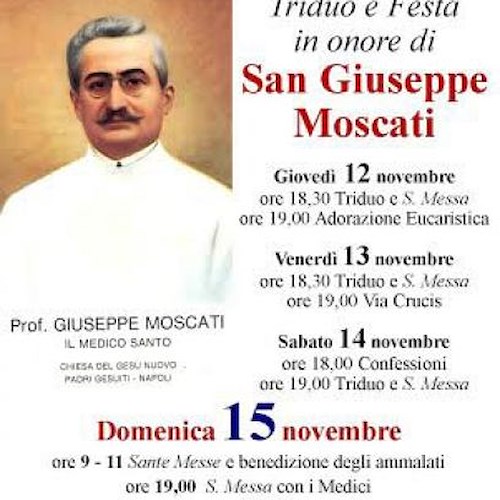 La Parrocchia di Sant'Alfonso festeggia San Giuseppe Moscati