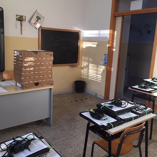 «La scuola non si ferma!», distribuiti 90 device agli alunni dell'istituto Giovanni XXIII di Cava de' Tirreni