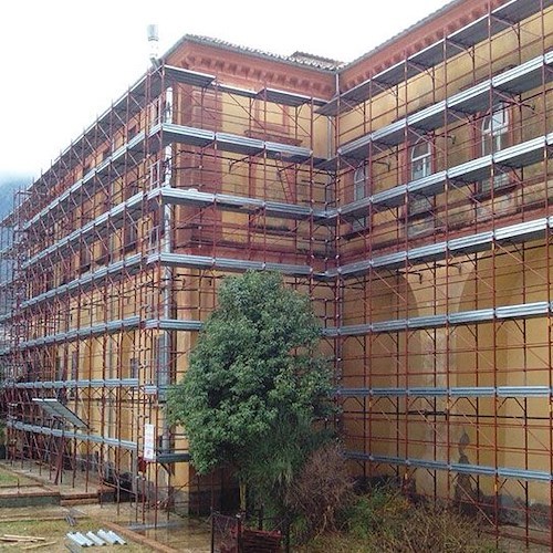 Il cantiere a Santa Maria del Rifugio