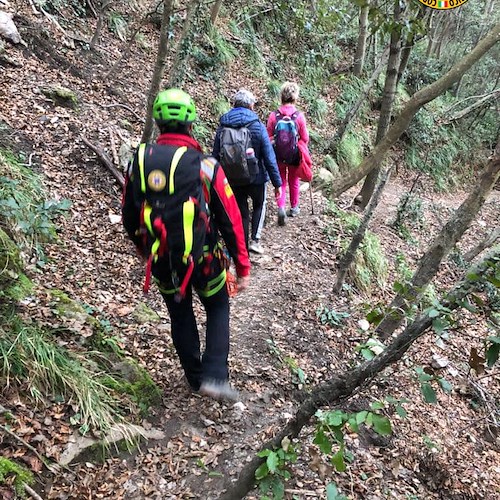 Maiori, smarriscono la strada del ritorno su Monte Falerzio: escursioniste salvate dal Soccorso Alpino 