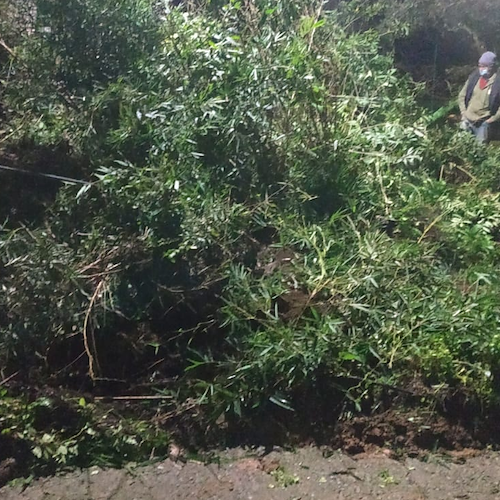 Maltempo a Cava de' Tirreni, frana in località Brecelle: evacuate dieci famiglie 